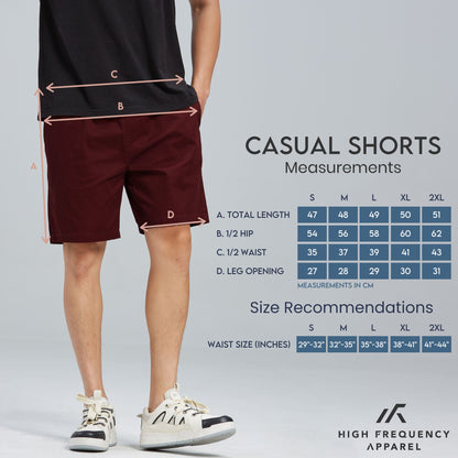 HFA Men's Cotton Essential Casual Shorts