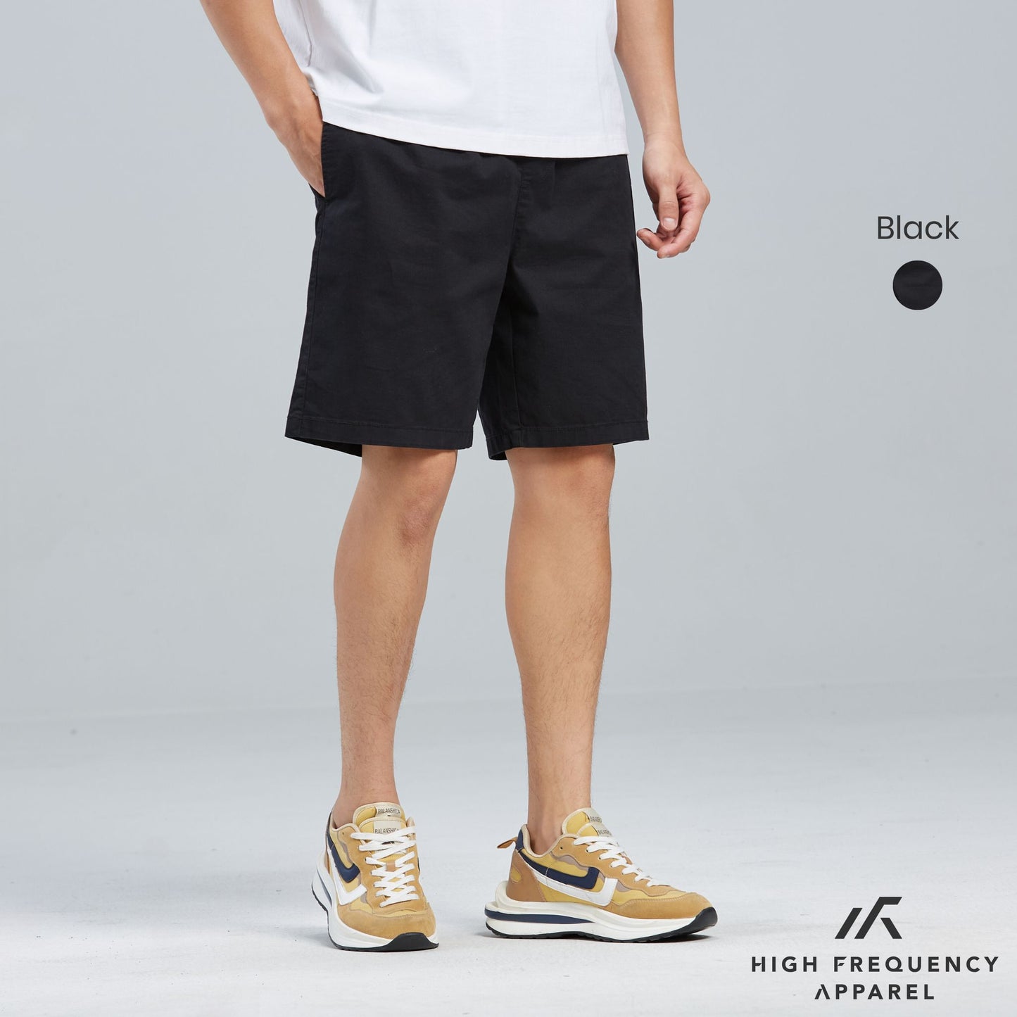 hfa men's cotton essential casual shorts