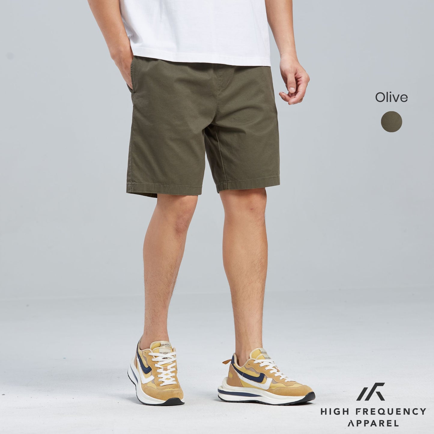 hfa men's cotton essential casual shorts