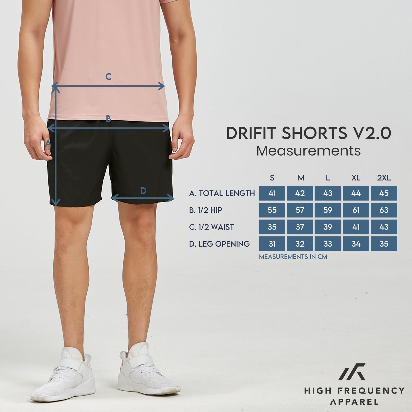 hfa unisex dri-fit ultra cooling sports shorts with zippered pockets