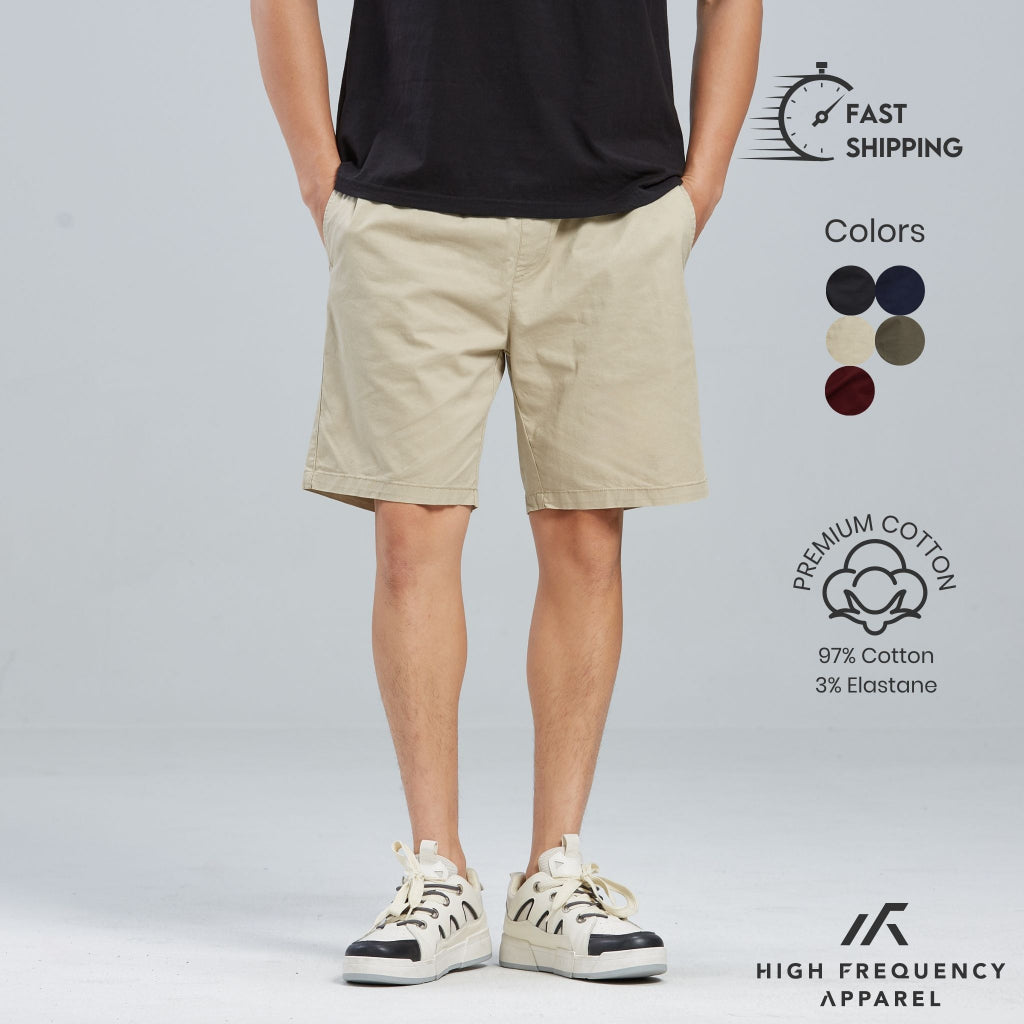 hfa men's cotton essential casual shorts