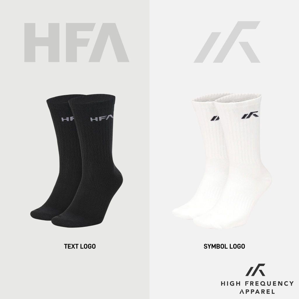 [pack of 3] hfa unisex dri-fit crew sports socks with cushioned sole