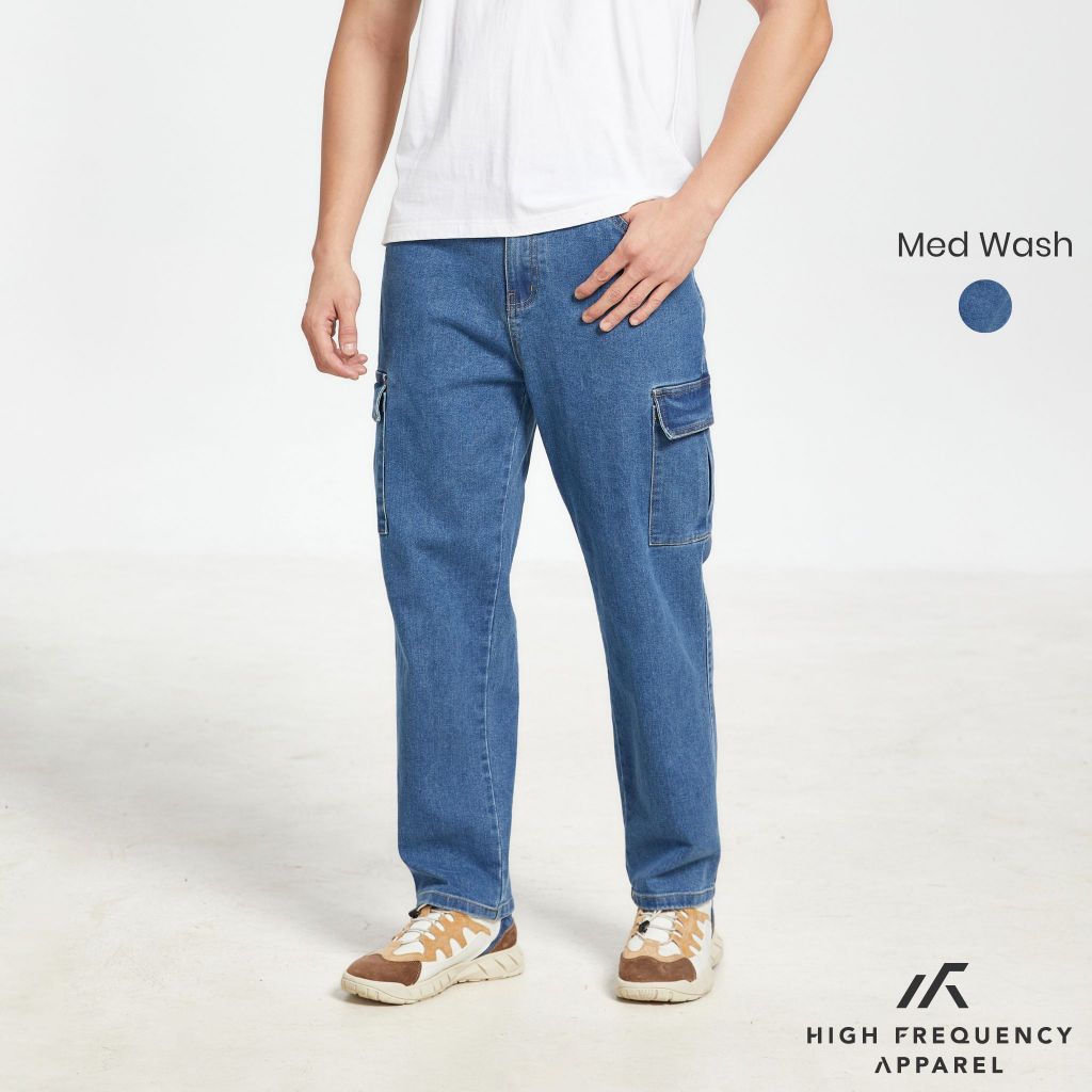 hfa men's cargo denim jeans