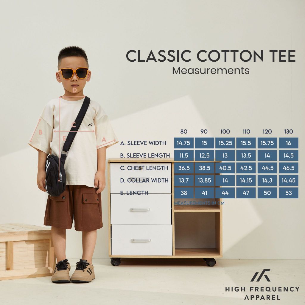 hfa kids oversized cotton tee