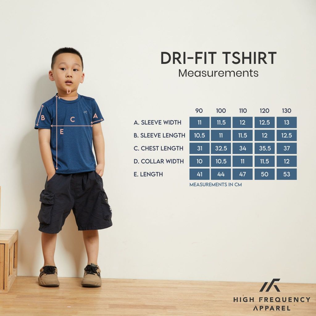 hfa kids dri-fit perforated short sleeve t-shirt