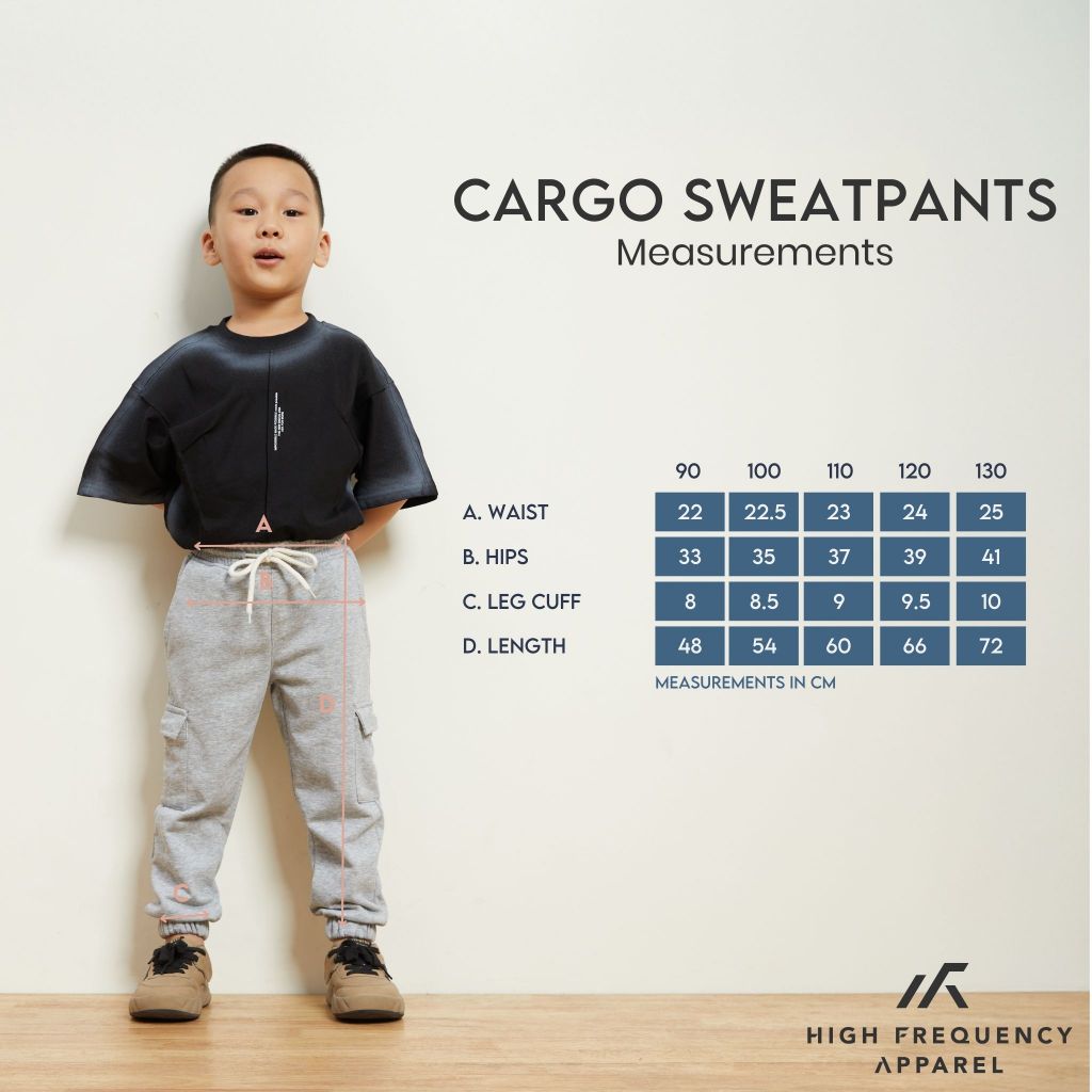 hfa kids cargo sweatpants