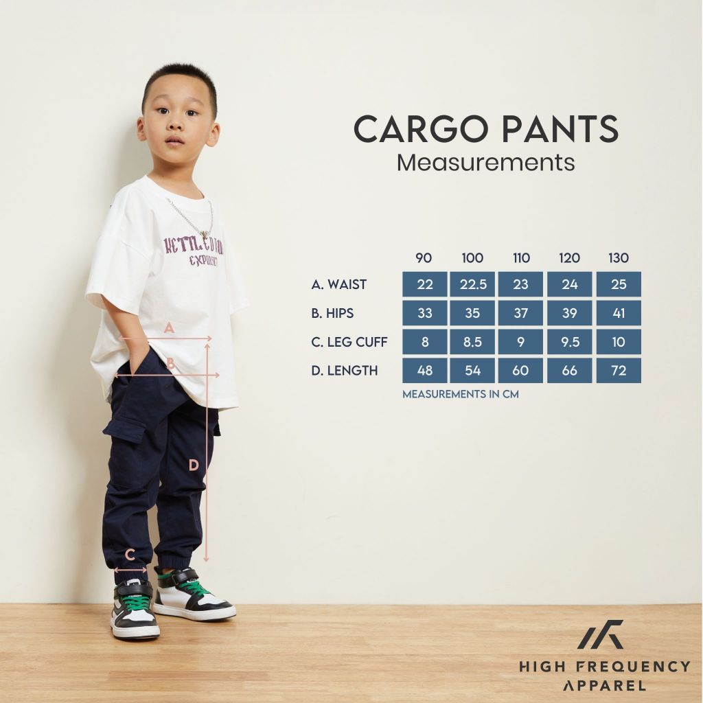 hfa kids utility cuffed cargo pants