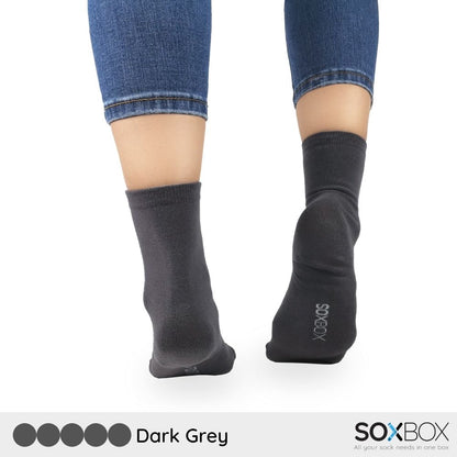 [5 Pairs] SoxBox Unisex Long Cotton Socks