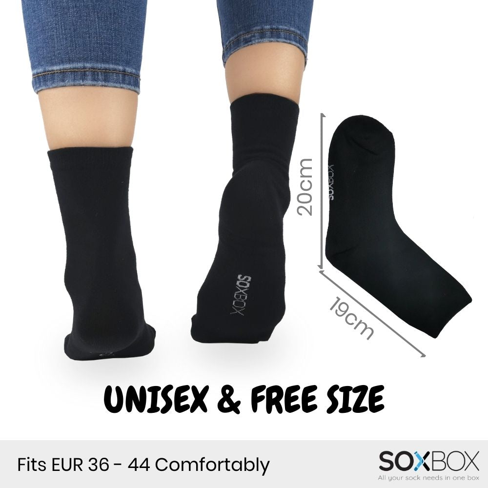 [5 pairs] soxbox unisex long cotton socks