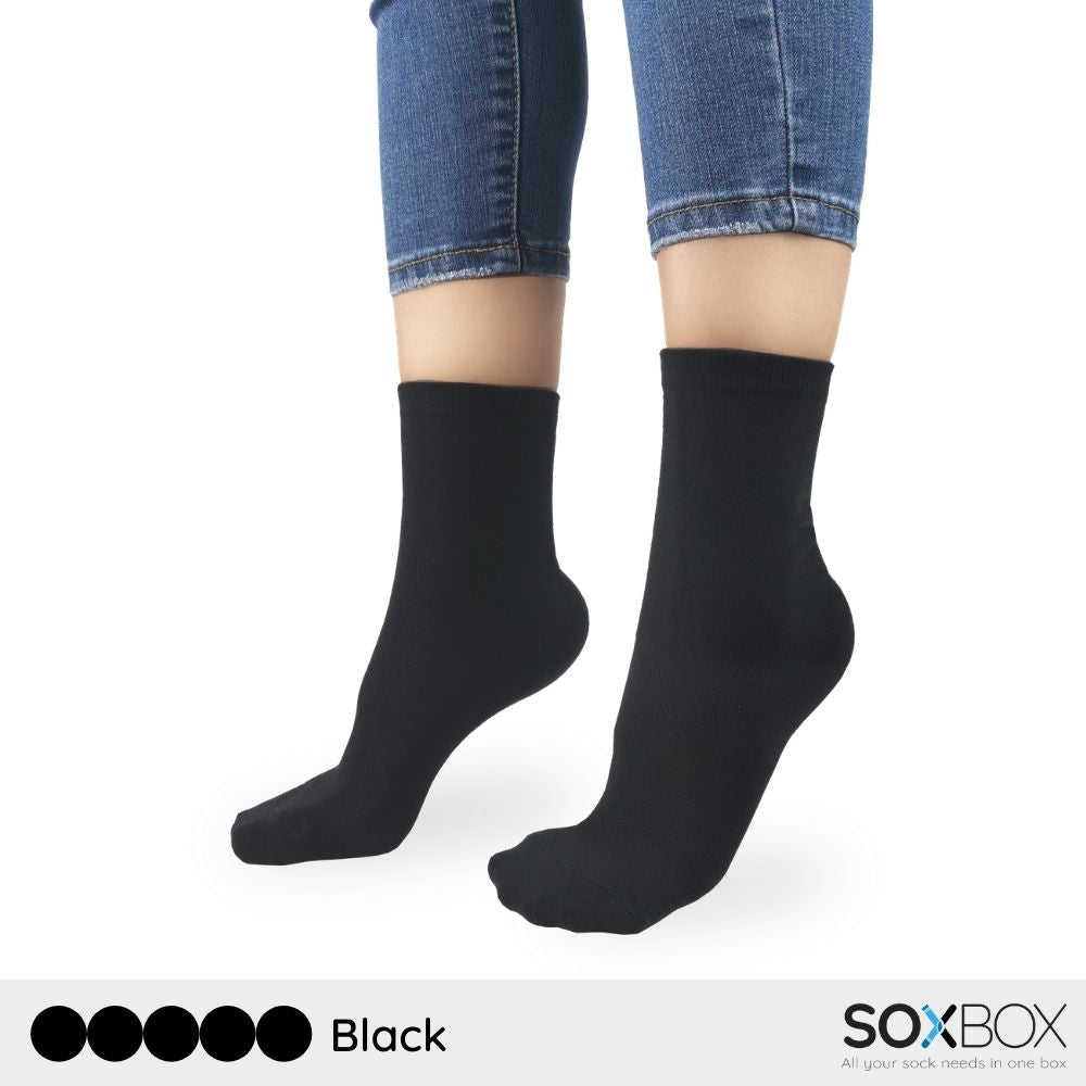 [5 pairs] soxbox unisex long cotton socks