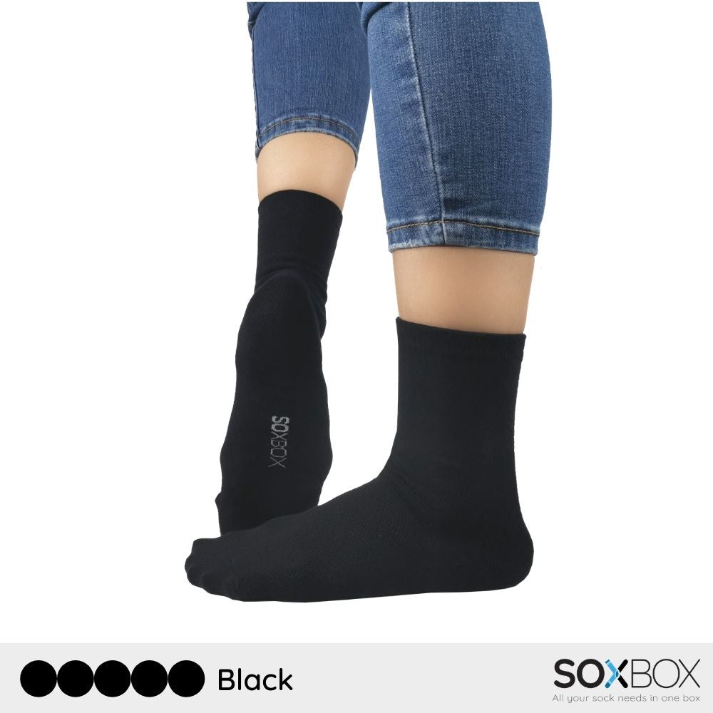 [5 pairs] soxbox unisex long cotton socks