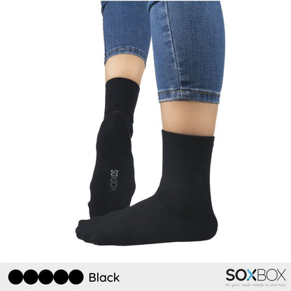 [5 Pairs] SoxBox Unisex Long Cotton Socks