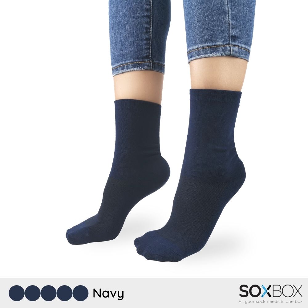 [5 pairs] soxbox unisex long cotton socks