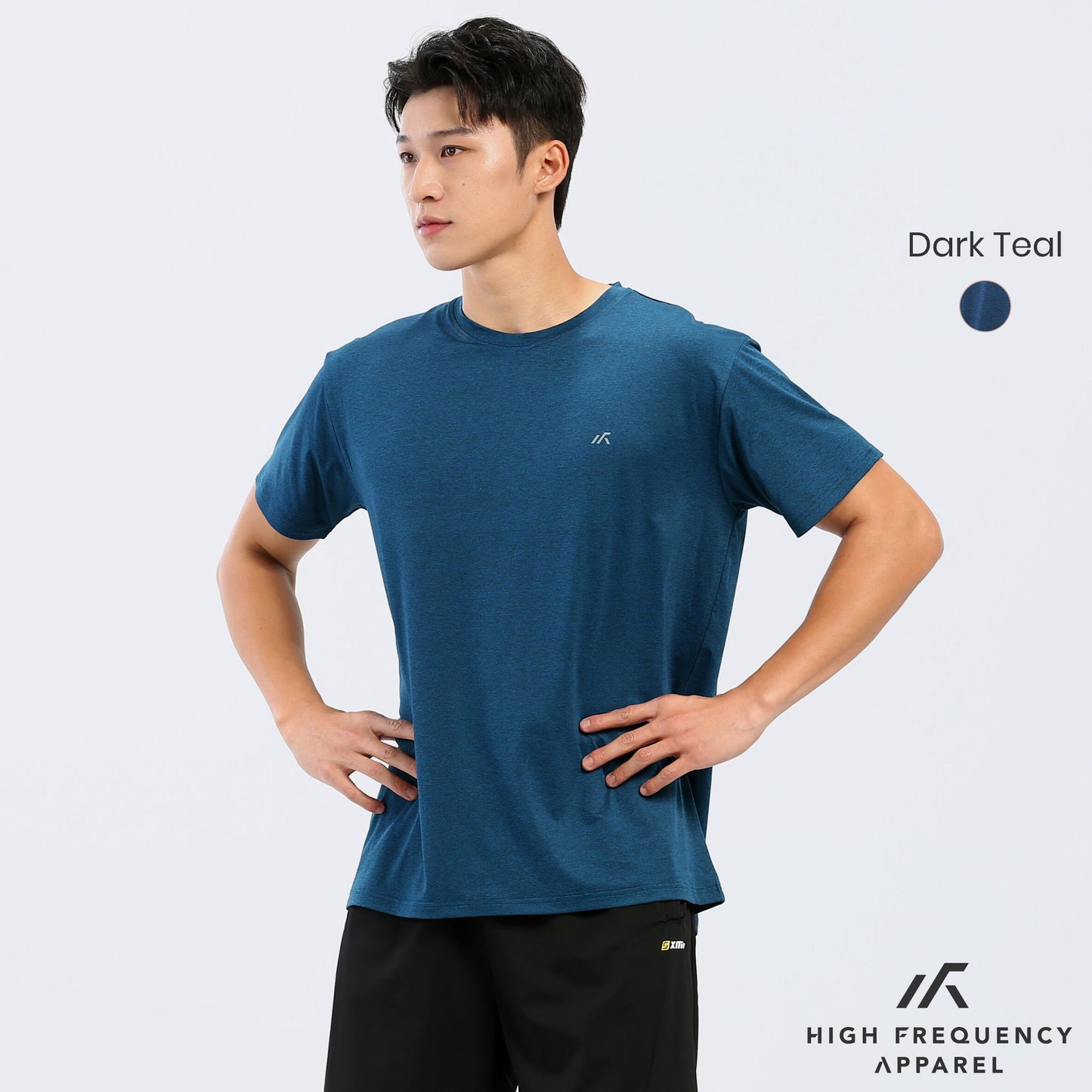 hfa unisex dri-fit heather crew neck short sleeve t-shirt