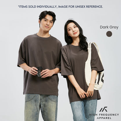 HFA Unisex Oversized Stretch Cotton Crew Neck T-Shirt