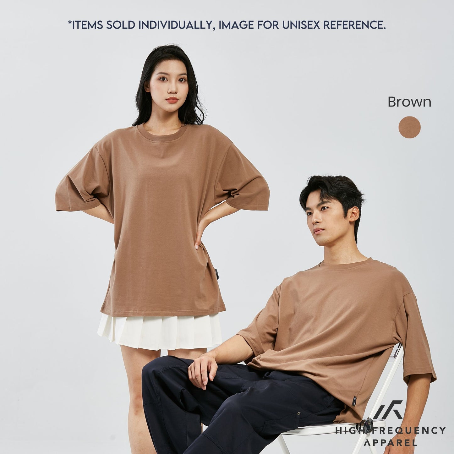 hfa unisex oversized stretch cotton crew neck t-shirt